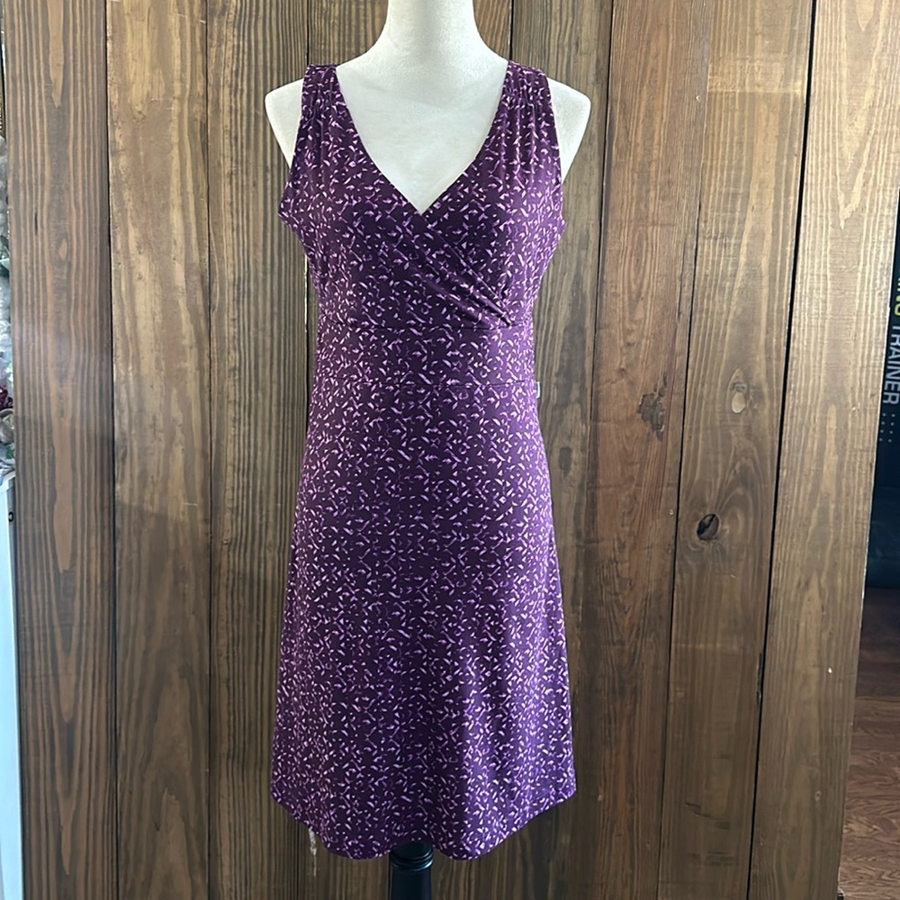 Women's Eddie Bauer Dress Size M Sleeveless Purple